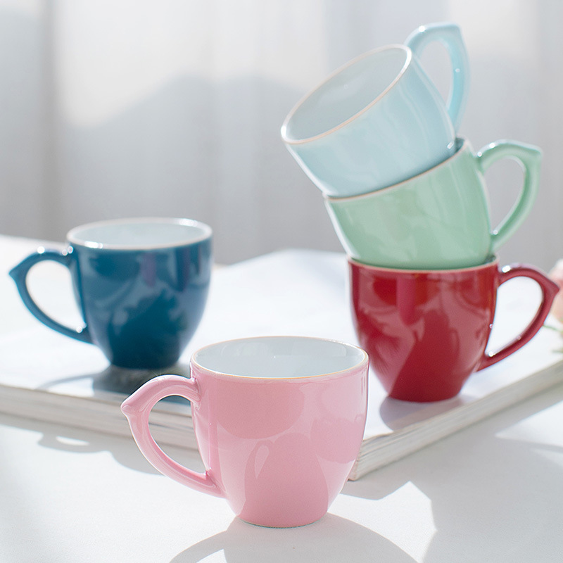 كوب شاي سيراميك فاخر بمقبض من  - مراجعة Celadon Ceramic Cup وسعره